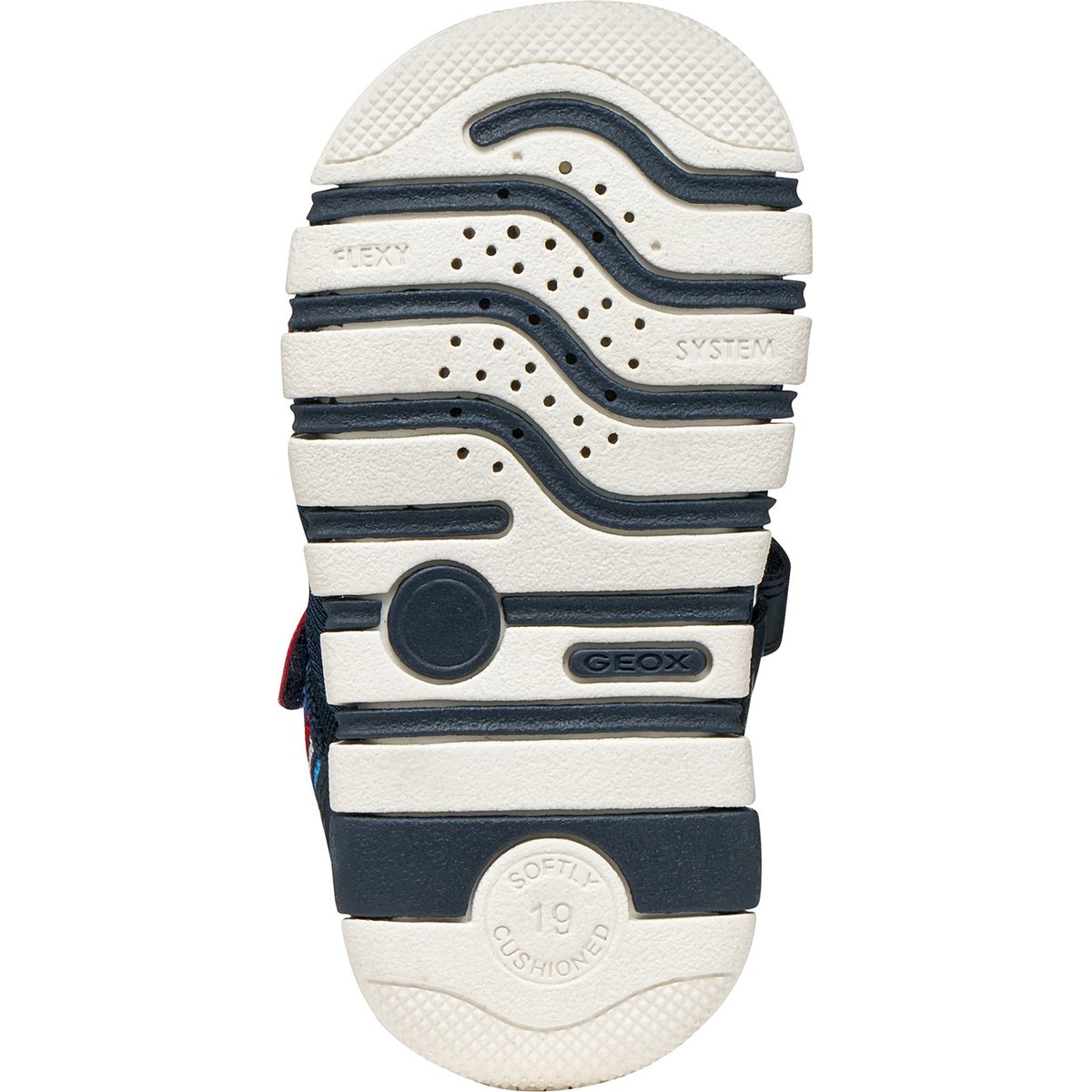 Sandales B SANDAL IUPIDOO bleu marine/rouge, GEOX