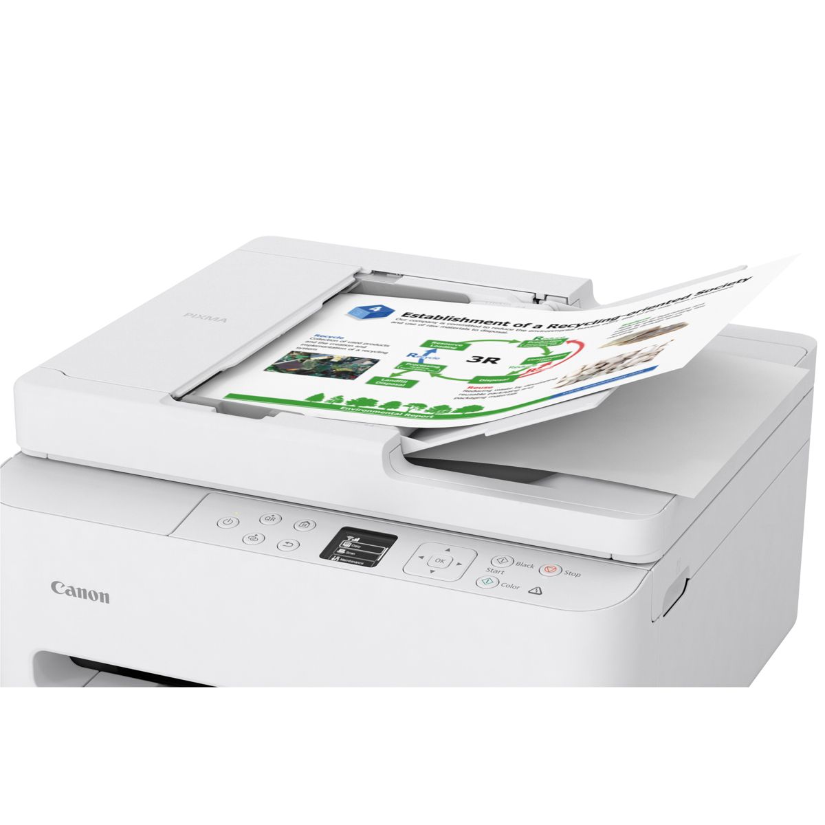 Imprimante jet d'encre PIXMA TS7550i WH couleur unique, CANON