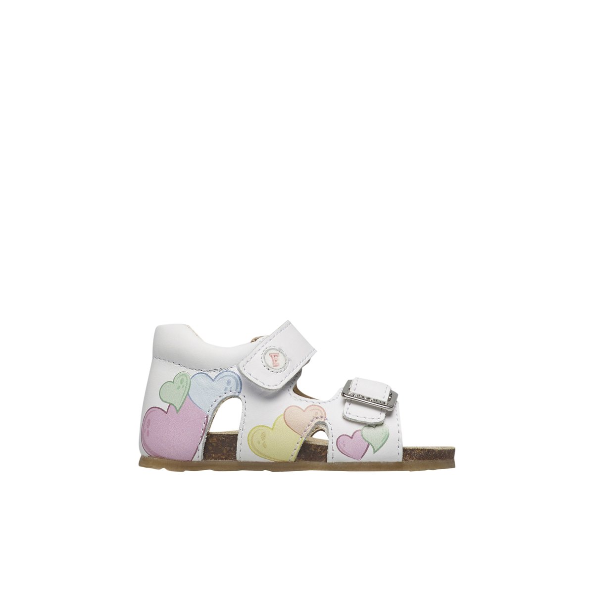 Sandales en cuir BYMIA blanc-, FALCOTTO