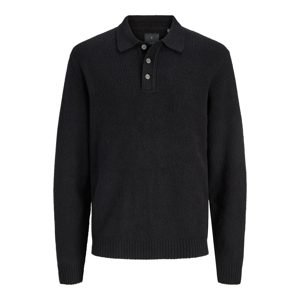 Pull En Maille black 1, JACK & JONES