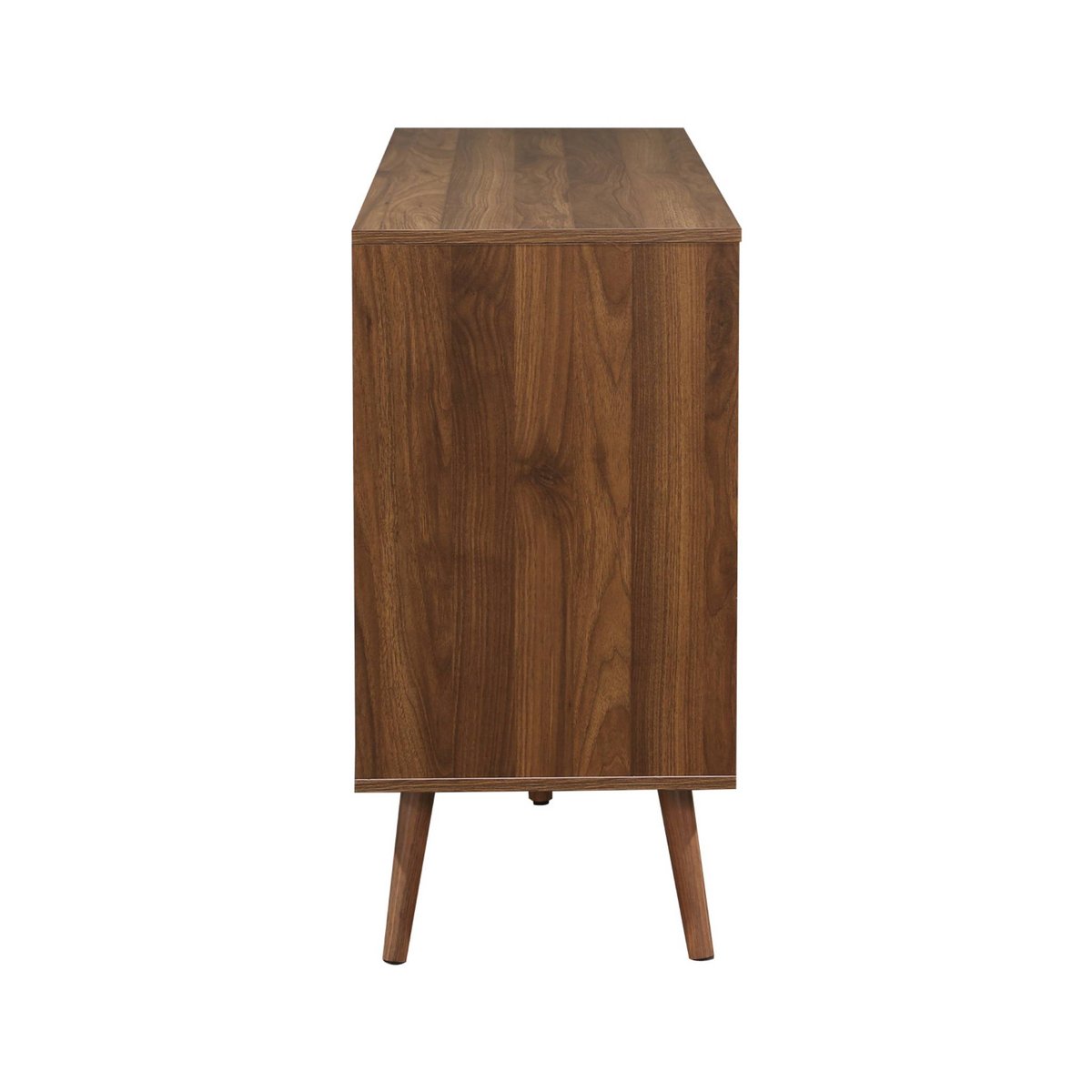 Commode décor bois 6 tiroirs NEPAL noyer, SWEEEK