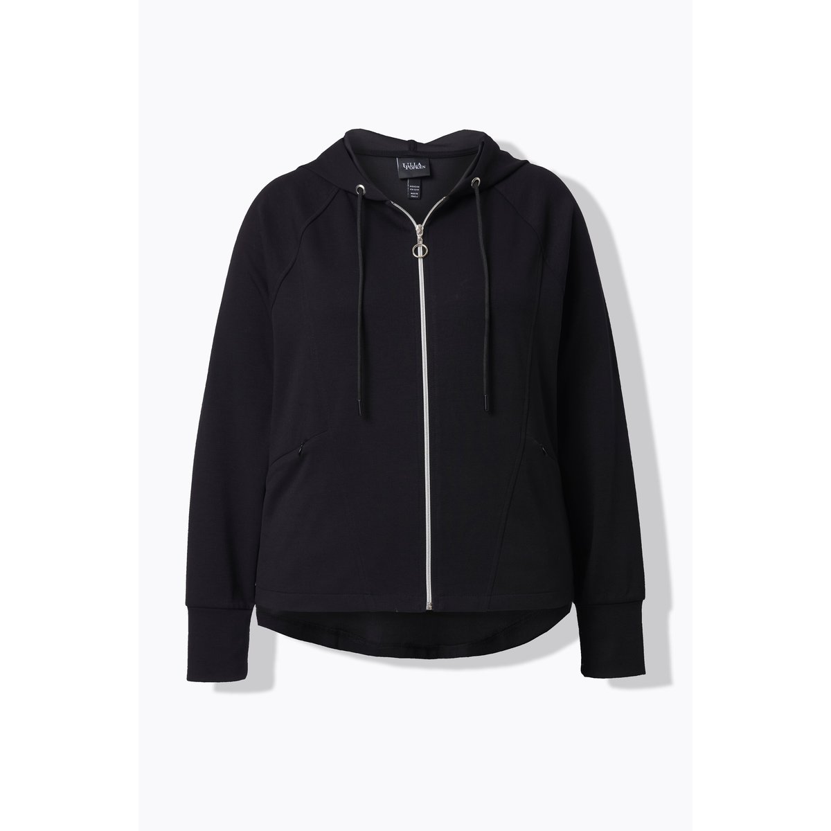 Veste en molleton à capuche noir, ULLA POPKEN