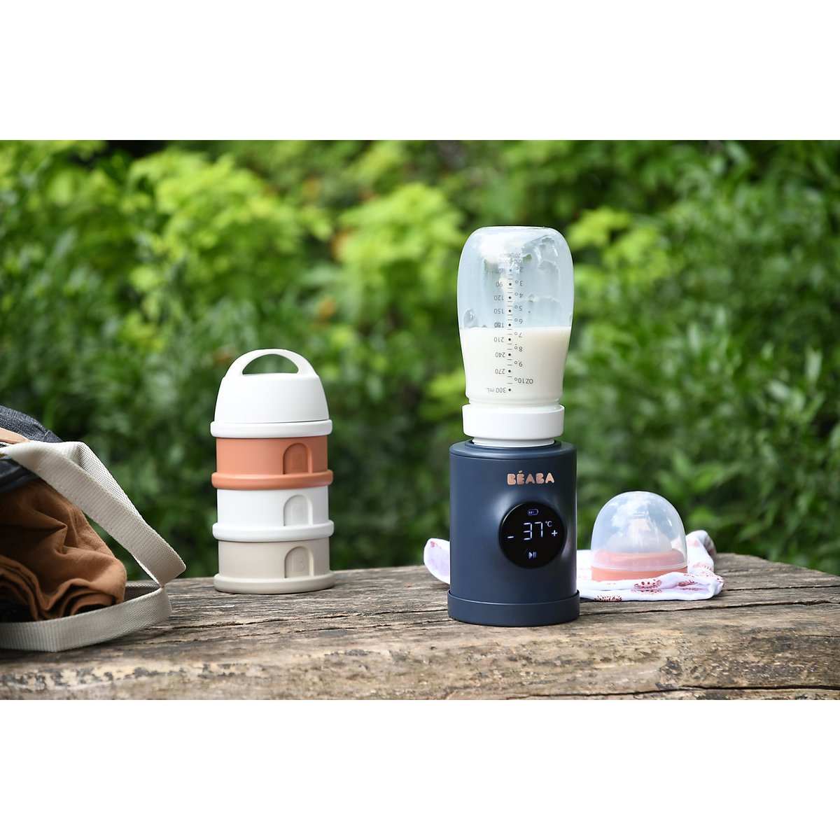 Chauffe-biberon rapide MILK NOMAD bleu nuit, BEABA