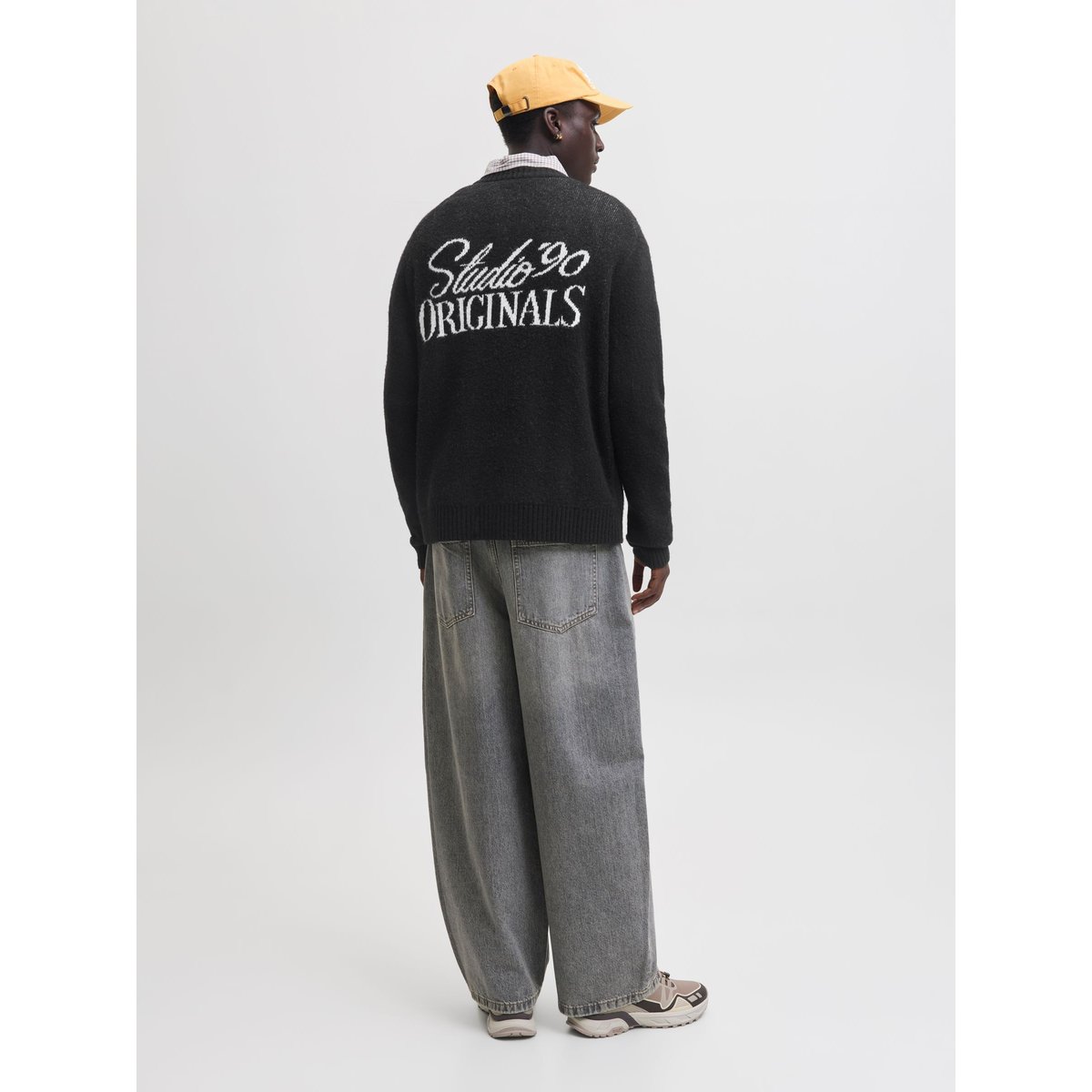Pull En Maille black 1, JACK & JONES