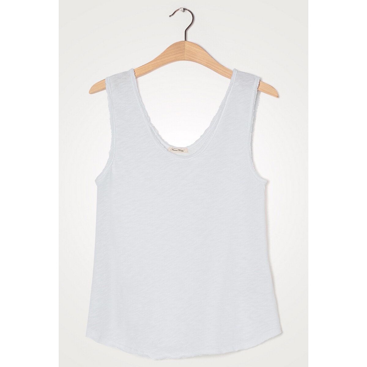 Top de cavas com gola redonda, SONOMA branco, AMERICAN VINTAGE