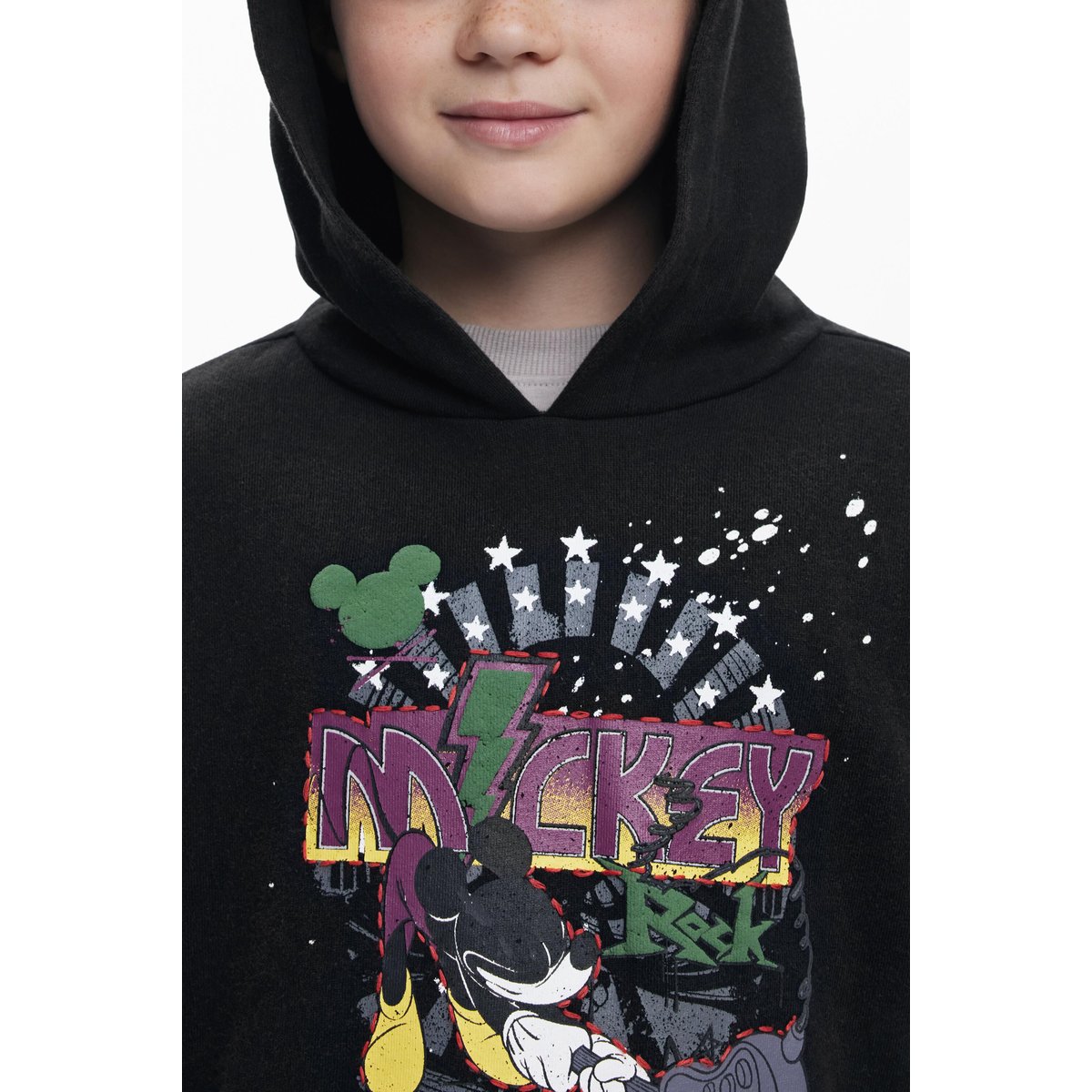 Sweat-shirt Mickey™ Rock noir, DESIGUAL