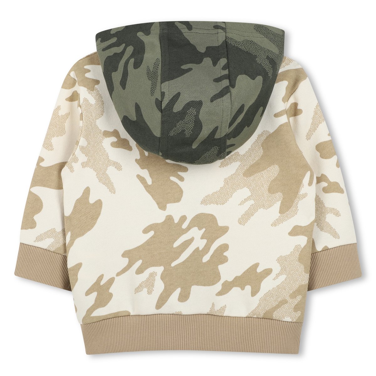 Cardigan de jogging à capuche riz, TIMBERLAND