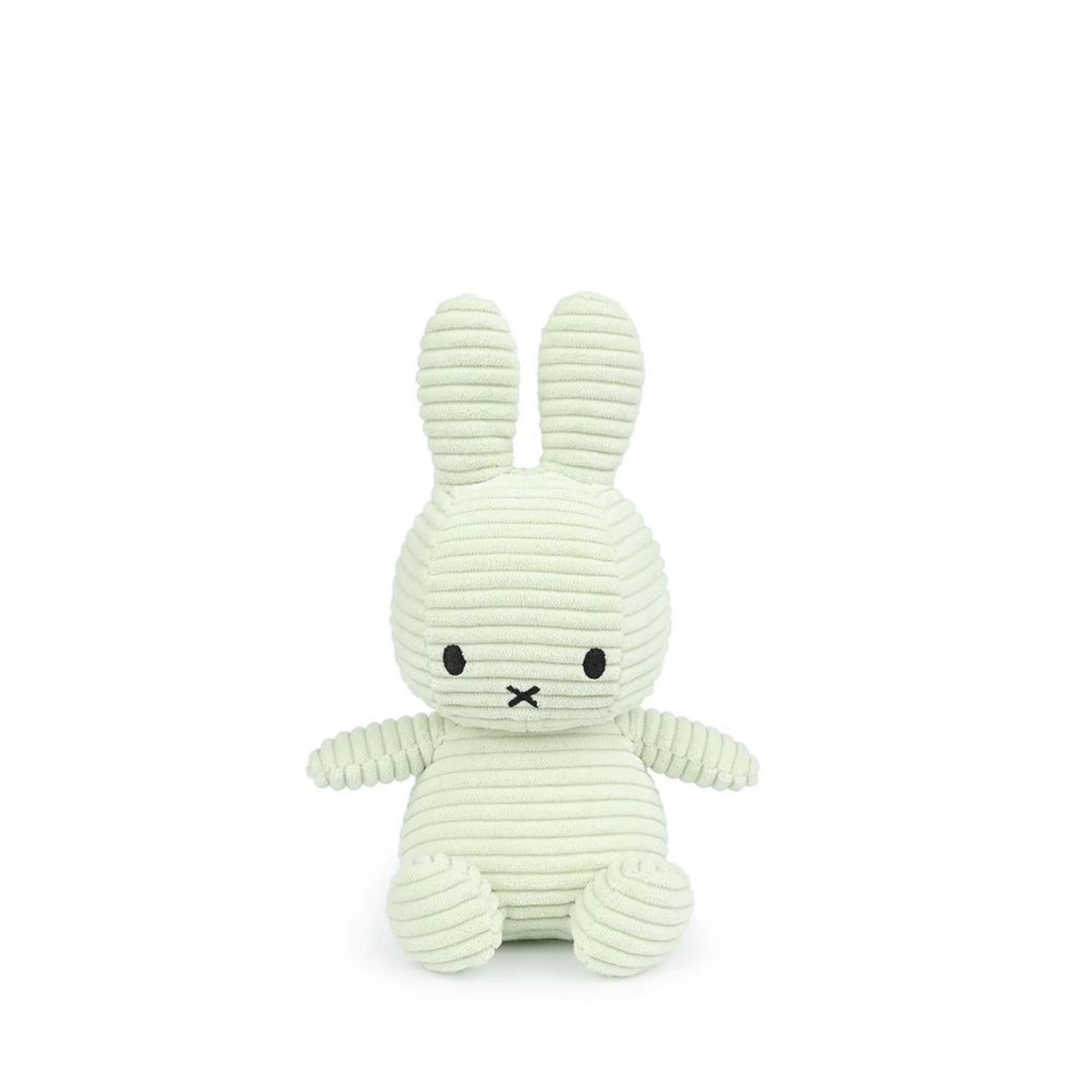 Peluche lapin Miffy velours côtelé éco 23 cm menthe, BON TON TOYS