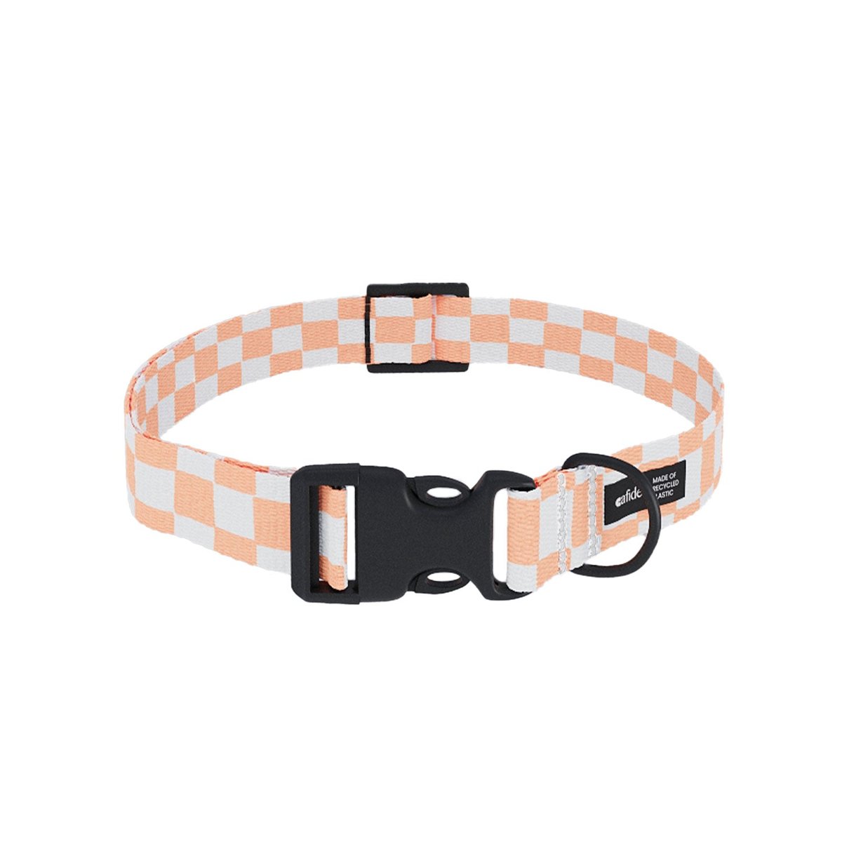 Collier pour chien en PET recyclé, JUNO orange, CAFIDE