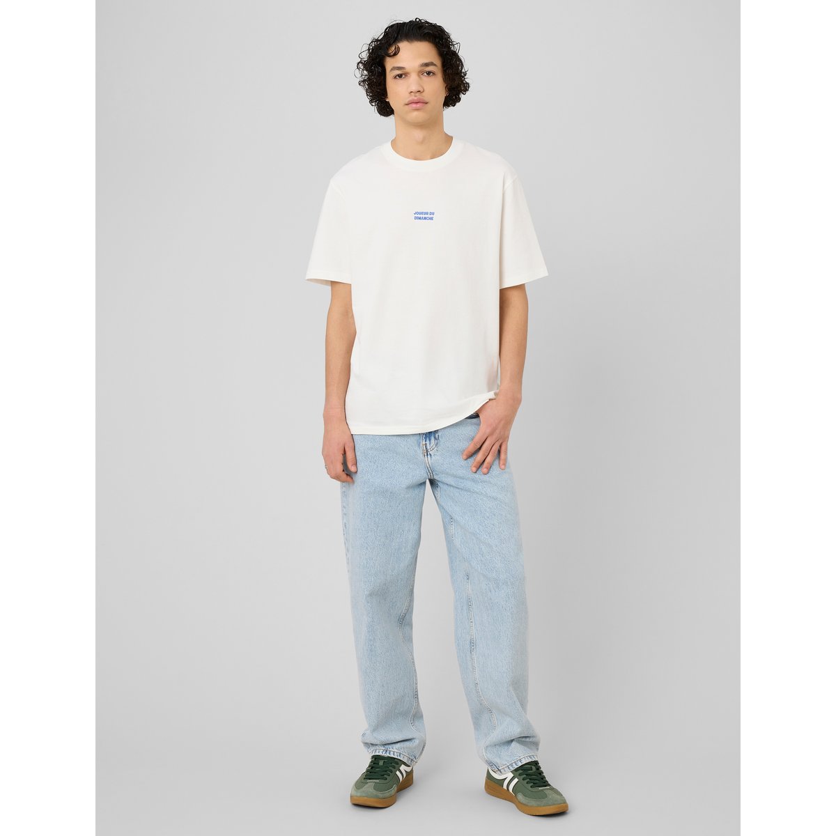 Jean loose bleach bleu clair, BZB