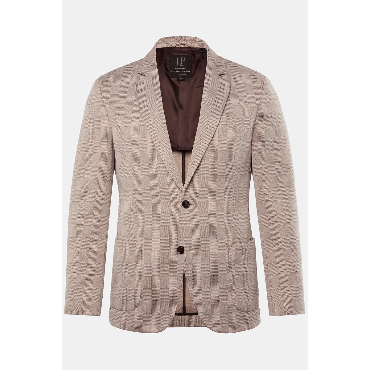 Veste à carreaux, collection Business beige, JP1880