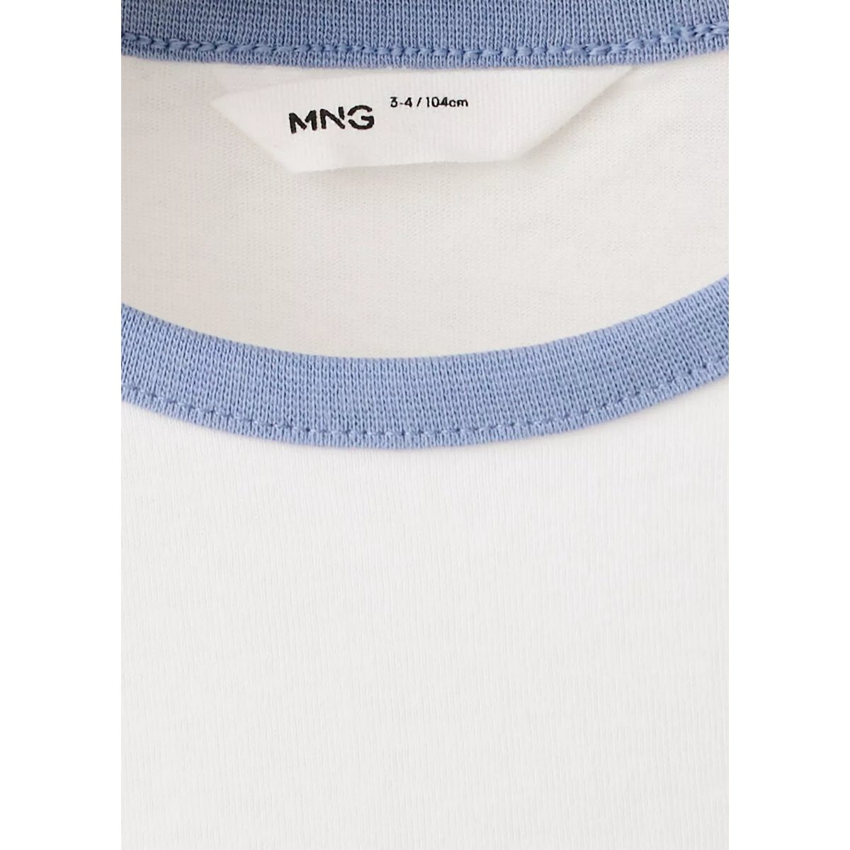 T-shirt détail imprimé blanc cassé, MANGO BABY