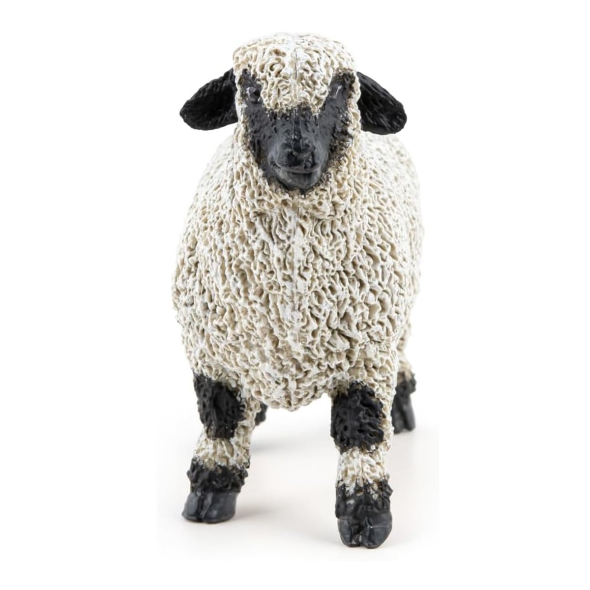 Figurine Mouton nez noir du Valais noir, PAPO