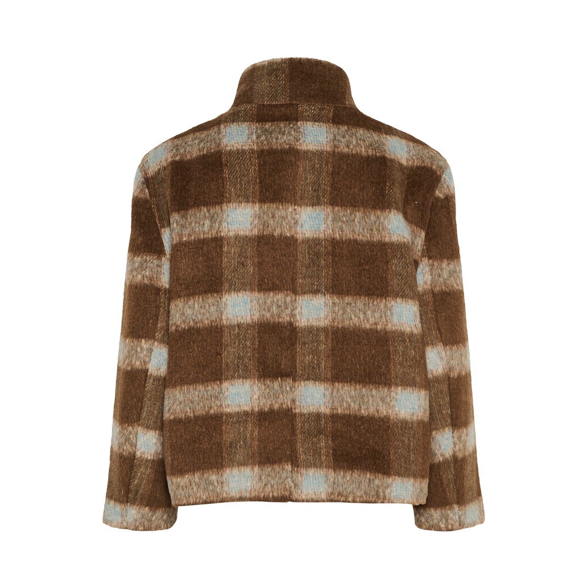 Veste marron brown check, CULTURE