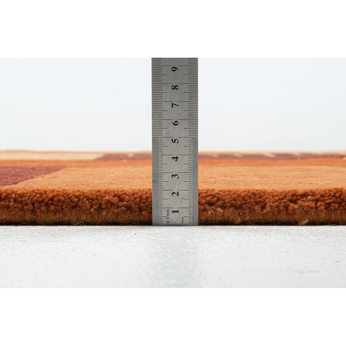 Tapis en laine vierge noué à la main gris, THEKO