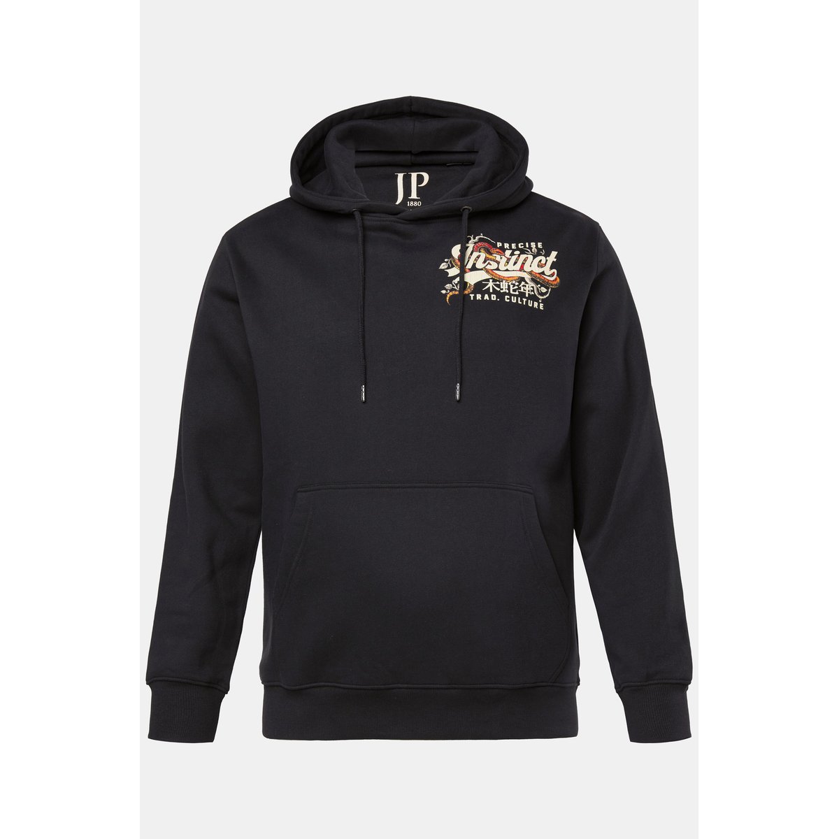 Sweat-shirt à capuche noir, JP1880