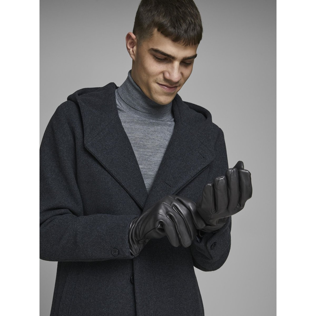 Gants noire - black, JACK & JONES