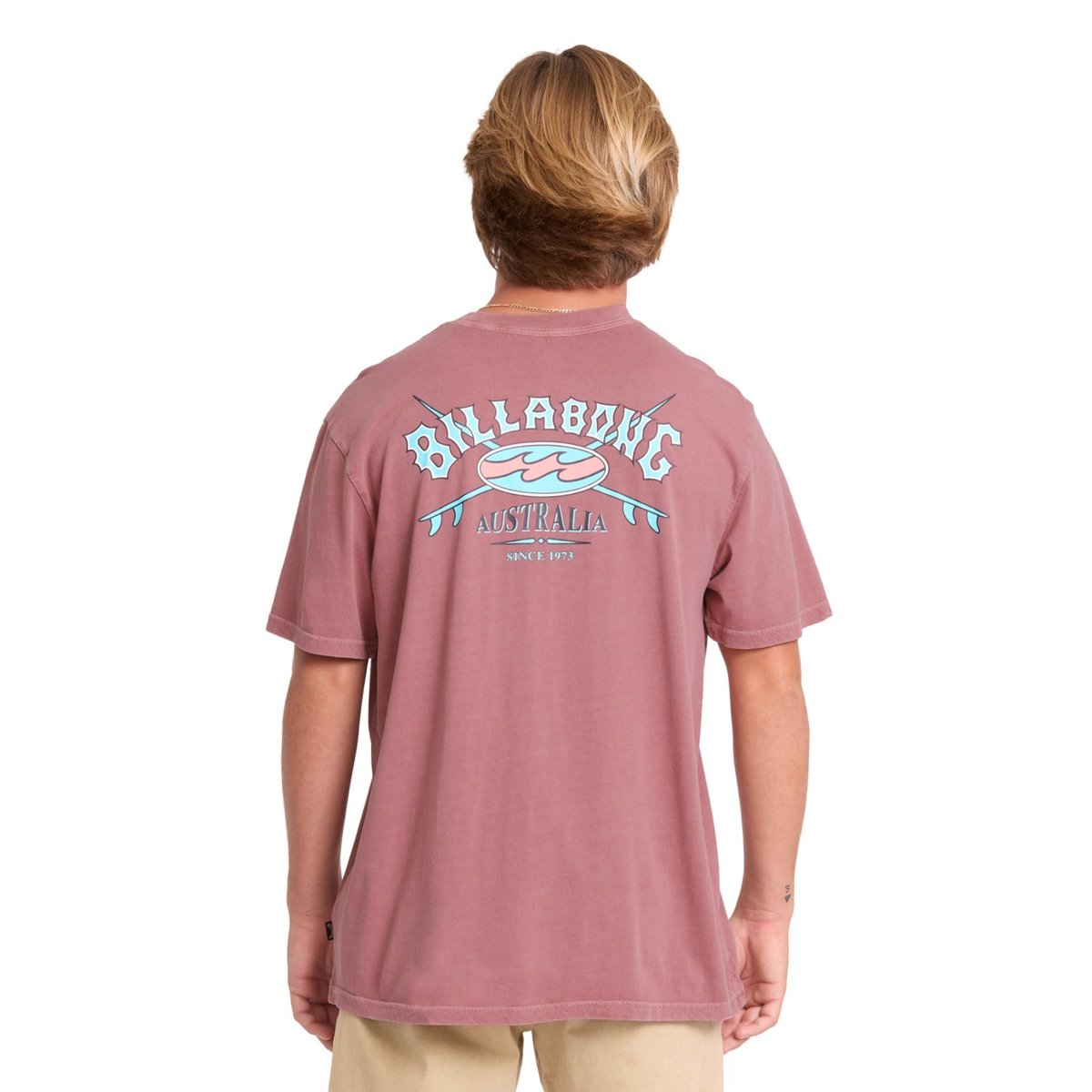 T shirt manches courtes HERITAGE ARCH rouge red dahlia, BILLABONG