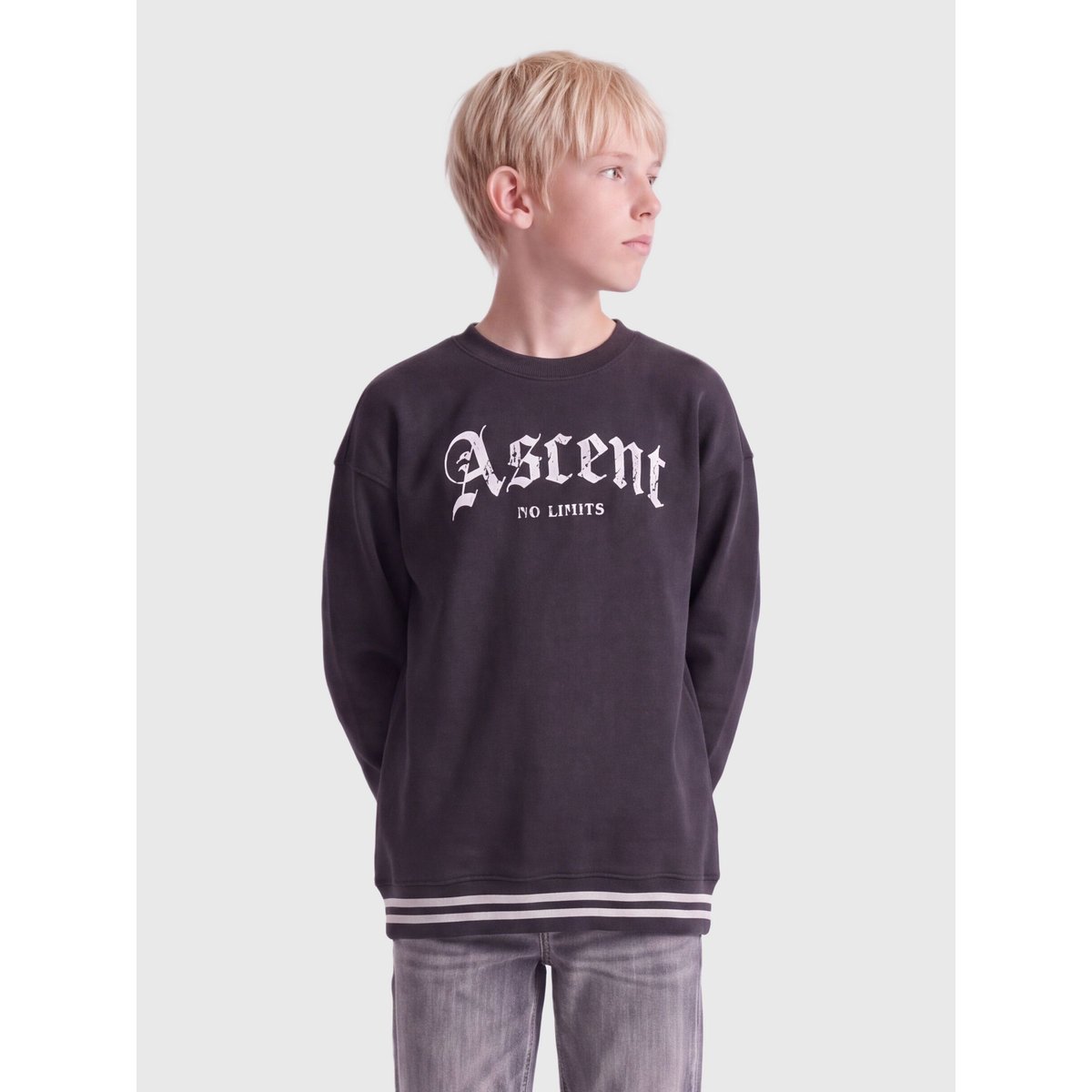 Sweat-Shirt noire - jet black, ONLY & SONS JUNIOR