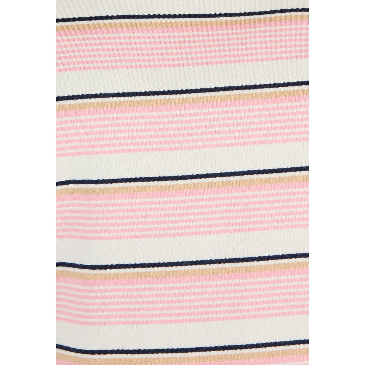 T-shirt rayé en pur coton rose rayé, DAMART