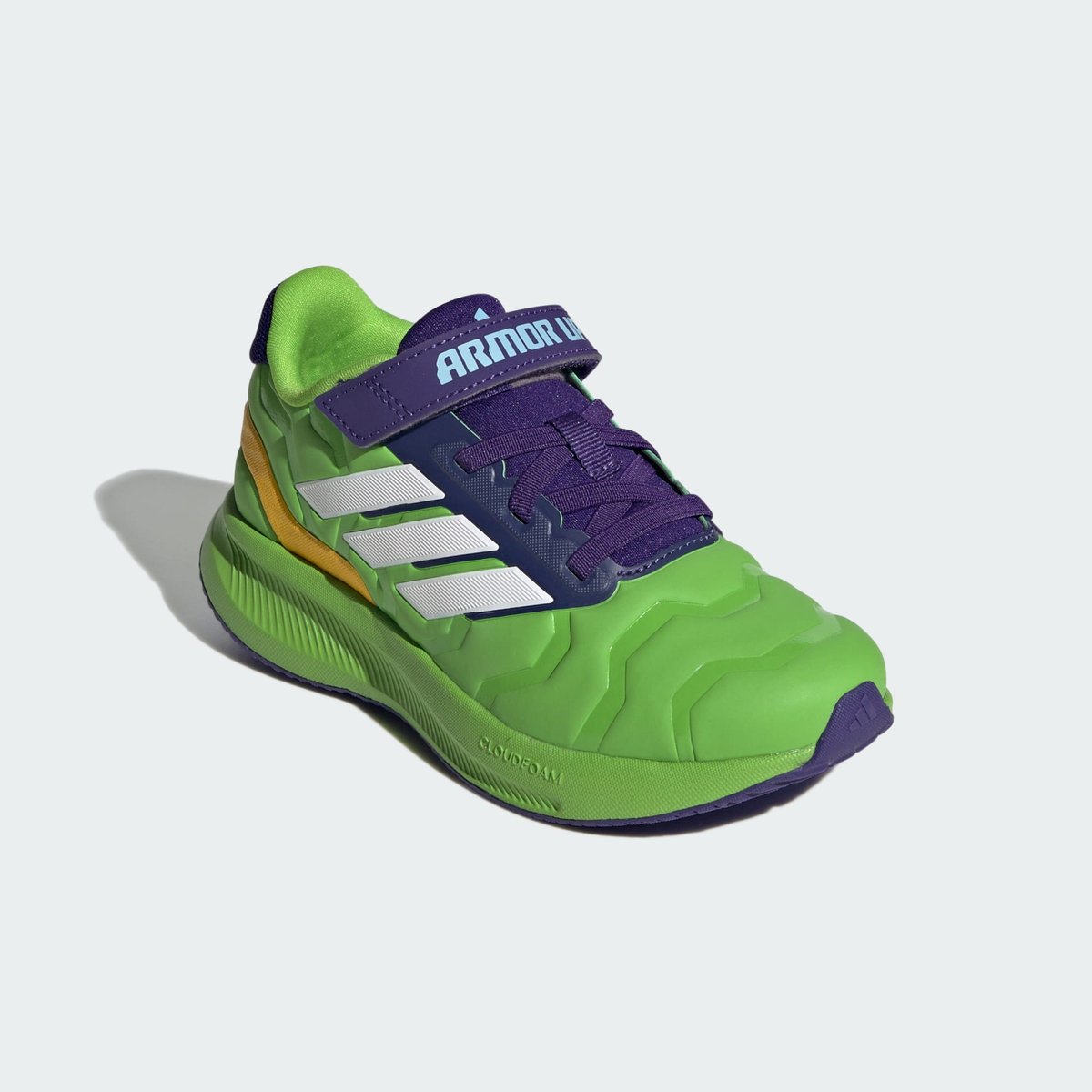 Adidas Iron Hulk Runfalcon 5 Chaussures Enfant Adidas Iron Hulk Runfalcon 5 Chaussures Enfant semi solar green / cloud white / collegiate purple, ADIDAS SPORTSWEAR