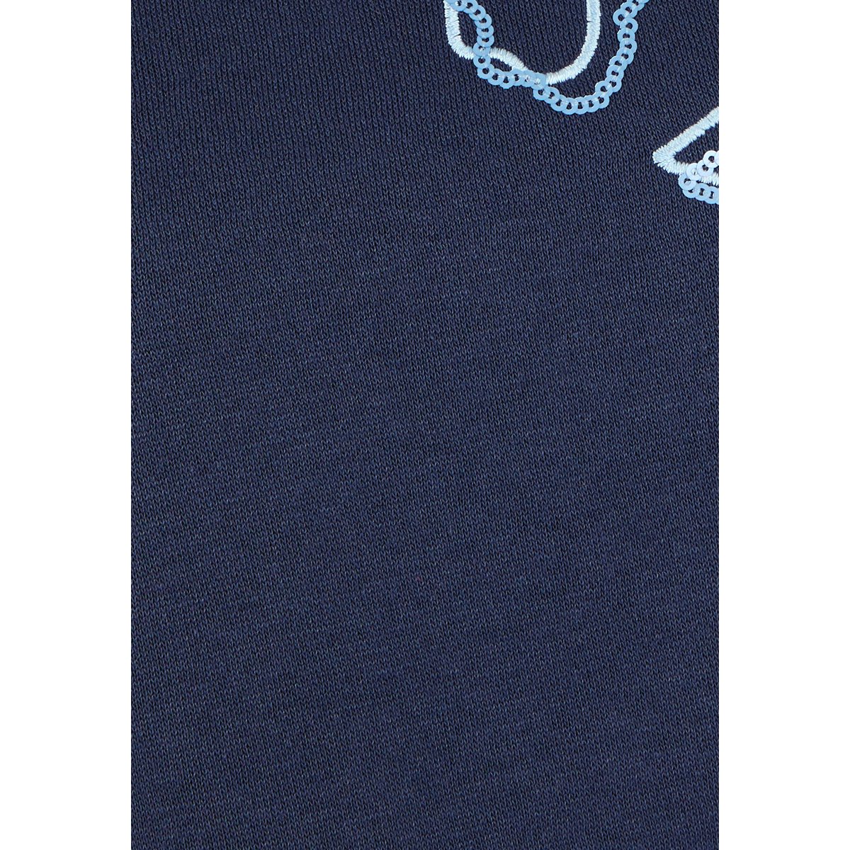 Sweat-shirt Thermolactyl en molleton bleu marine, DAMART