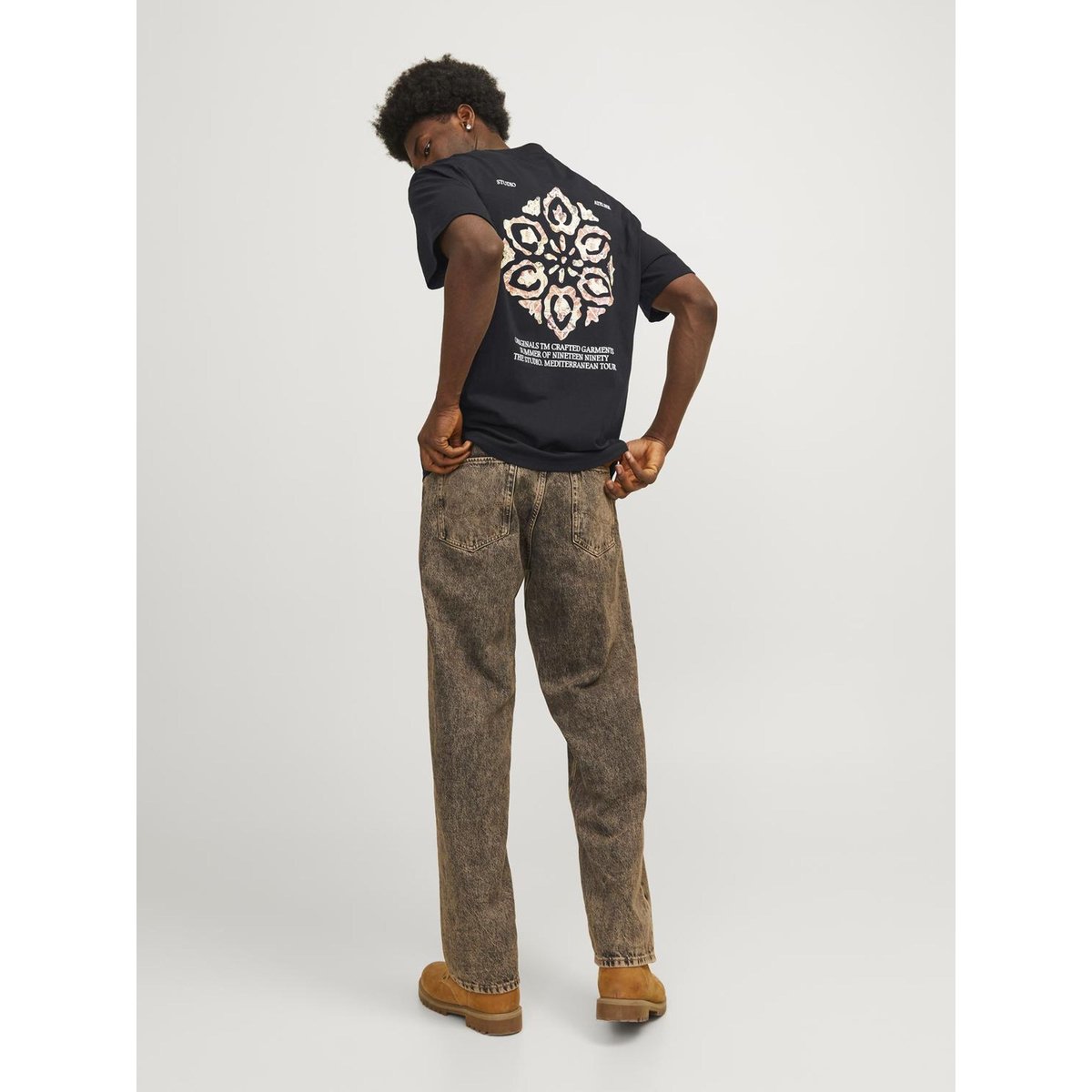T-shirt Imprimé T-shirt noire - black, JACK & JONES