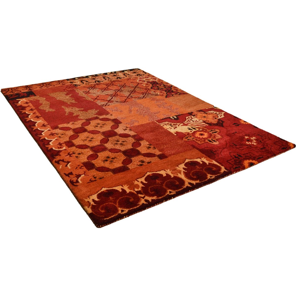 Tapis Salon FAUNA 931 - tapis Gabbeh beige, THEKO