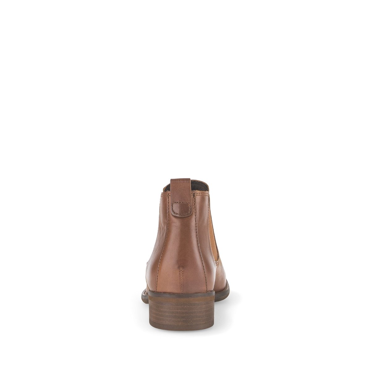 Bottines en cuir lisse à talon décroché marron, GABOR