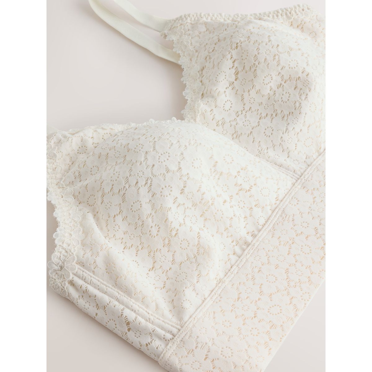 Soutien-gorge en dentelle crème, NEXT