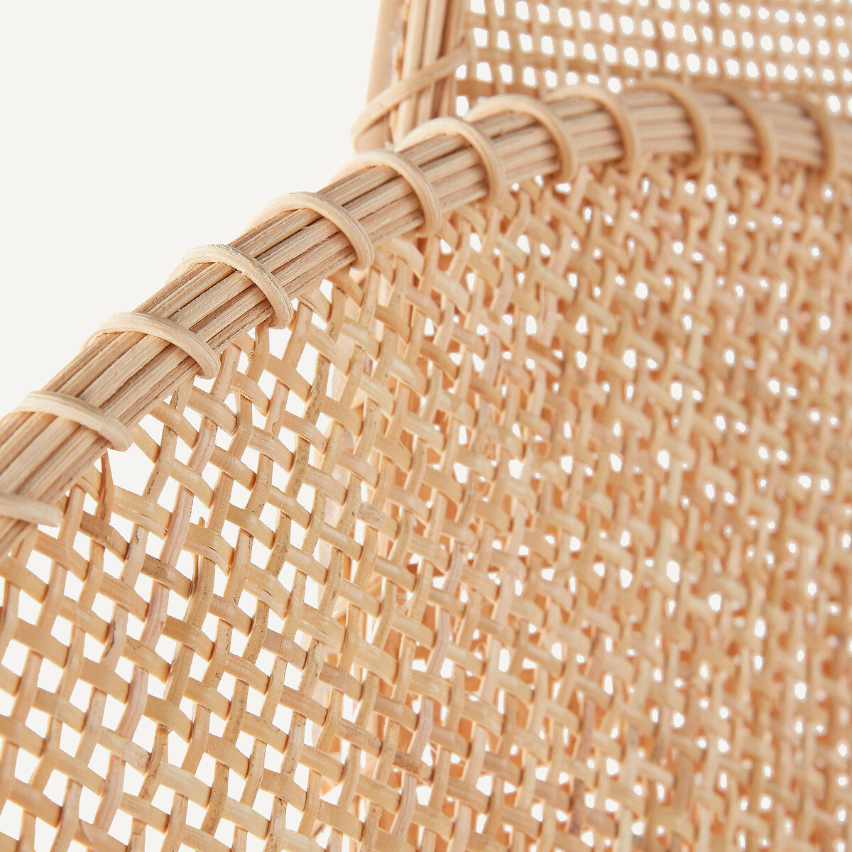 Lampadaire, en rotin tressé, CANOPÉE naturel, EMMANUEL GALLINA X AM.PM