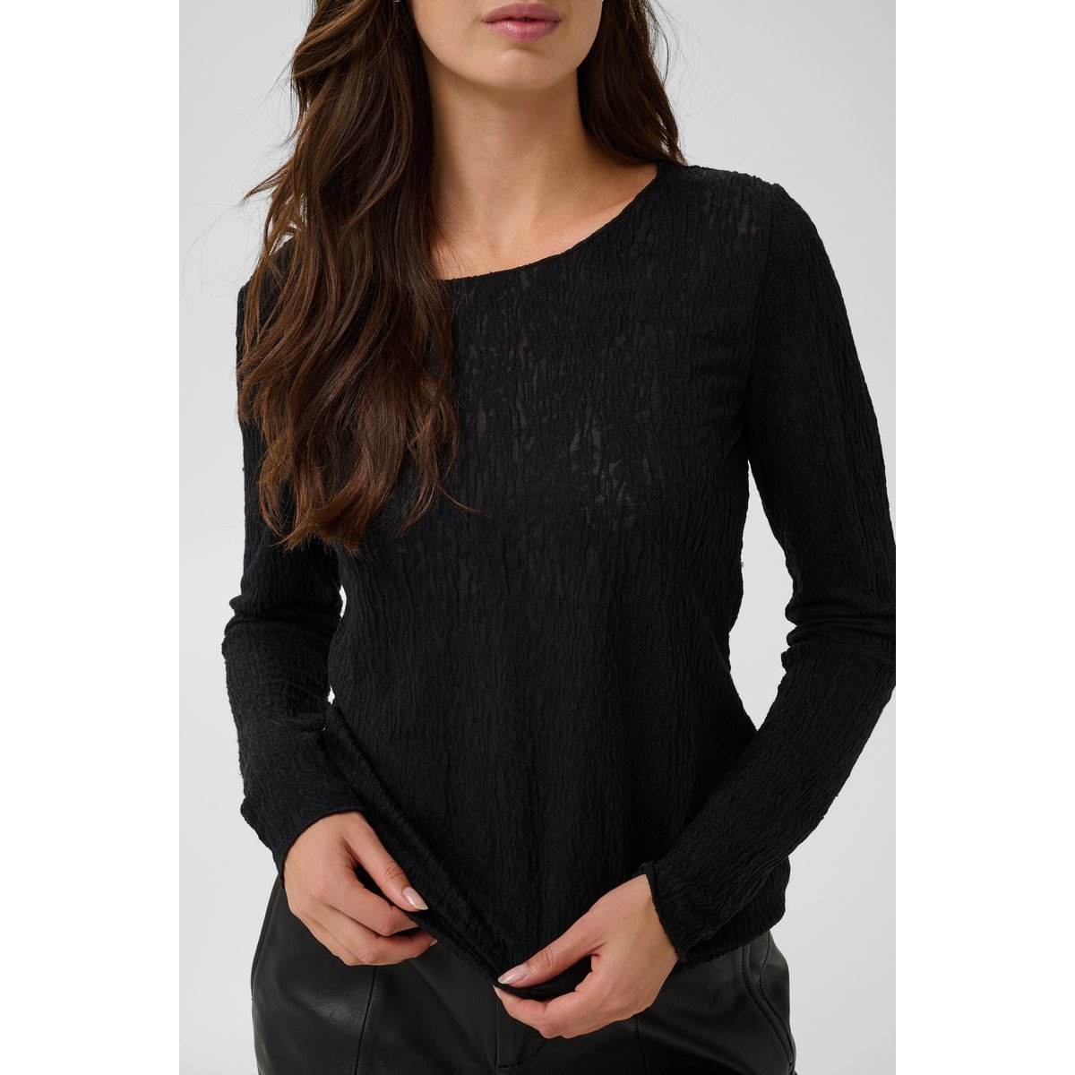 Blouse à manches longues noir meteorite, CULTURE