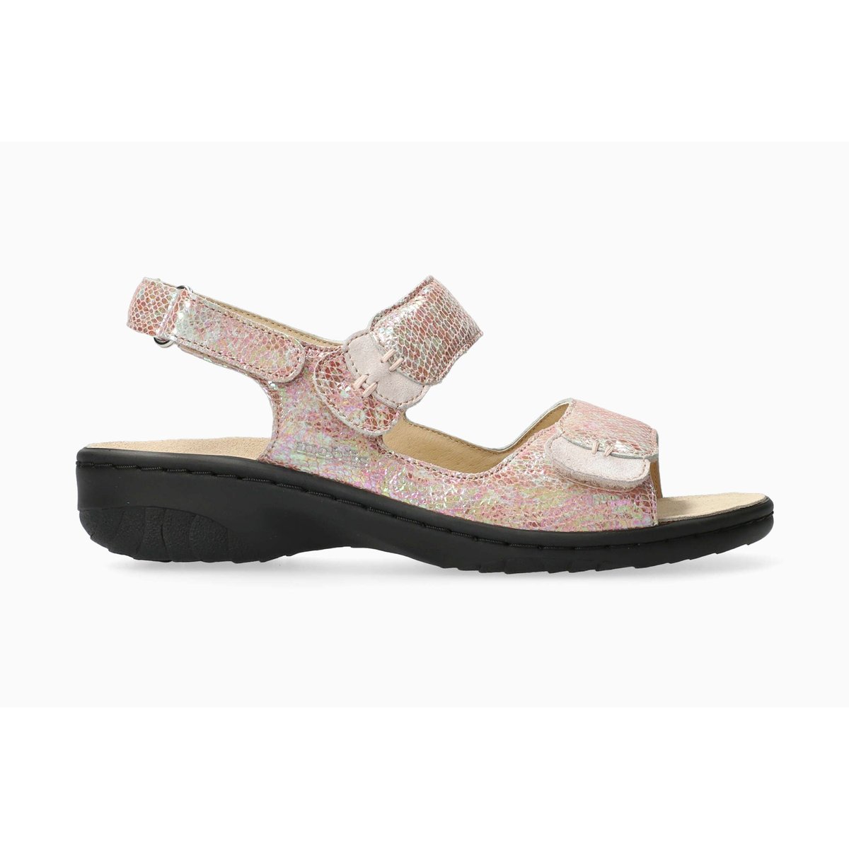 Sandales en cuir GETHA rose rosewood p5146729, MEPHISTO