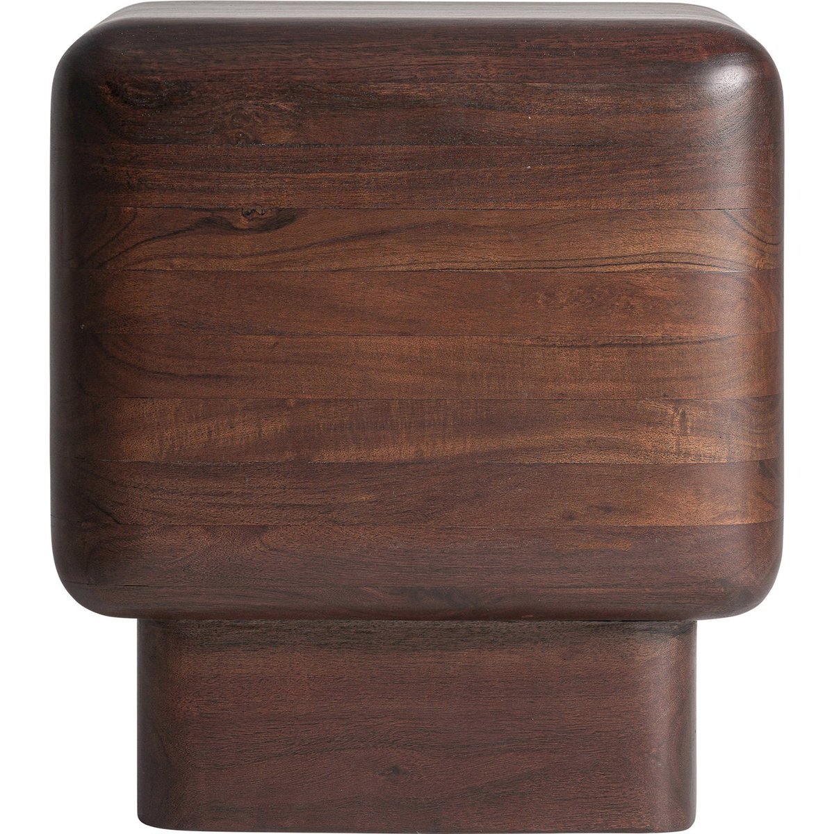 Table d'appoint en acacia marron, RECOLLECTION