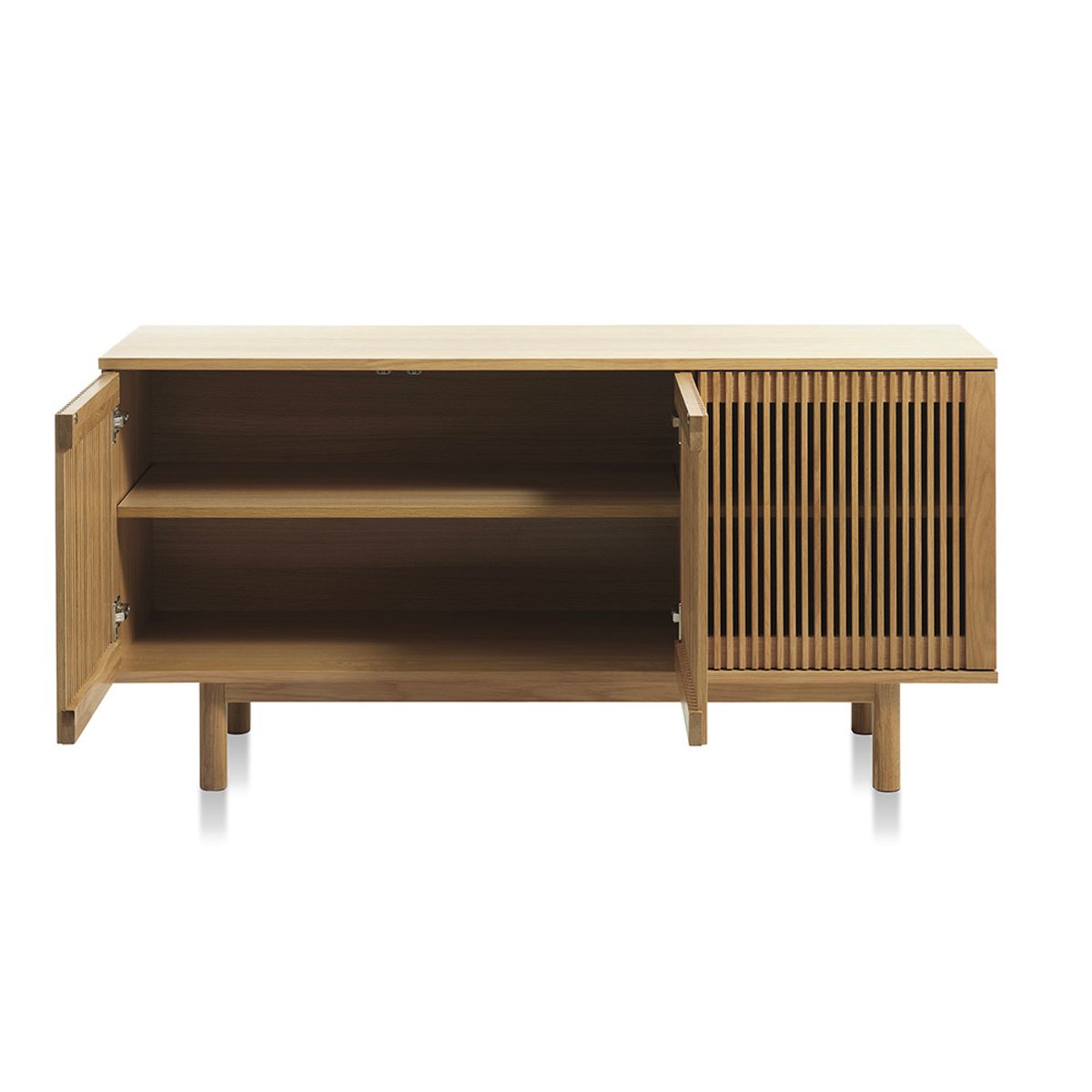 Meuble bas bois PISA marron, MAISON AUBERTIN