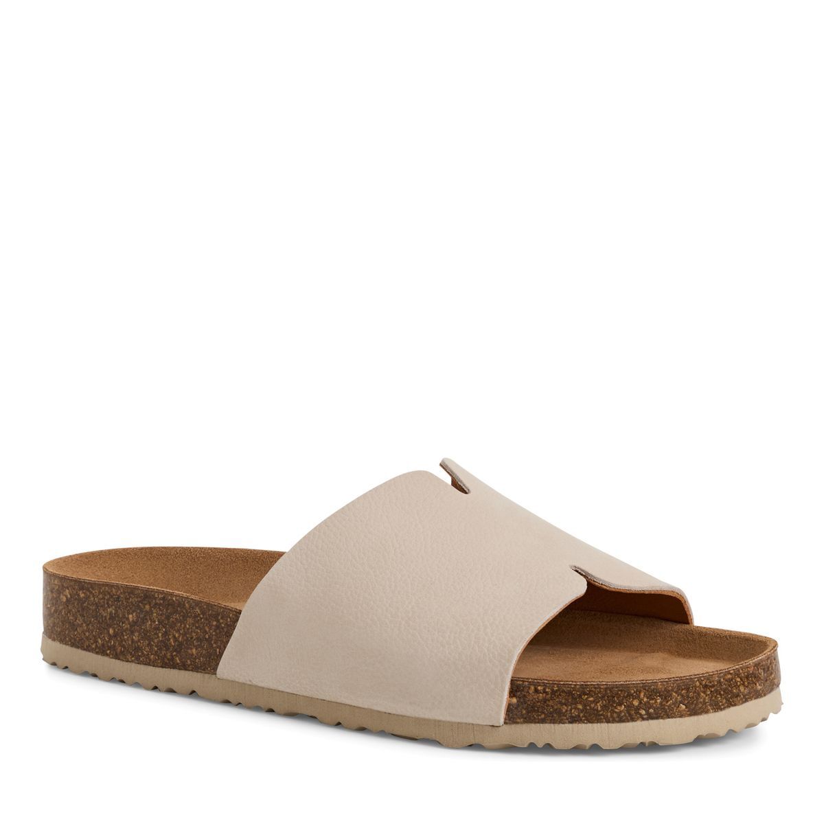 Mule en cuir marron antilope, TAMARIS