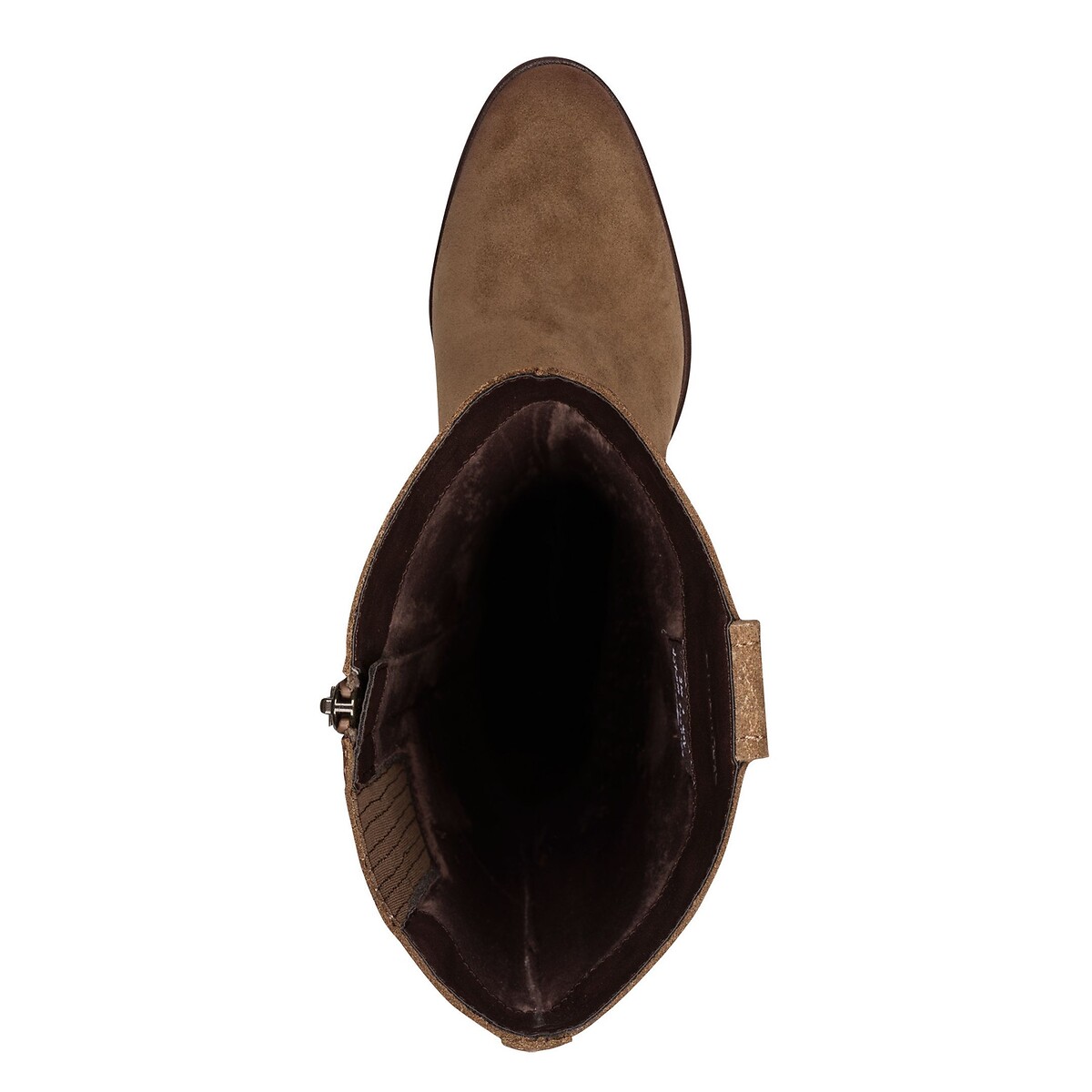Botas de tacón de ante camel, TAMARIS