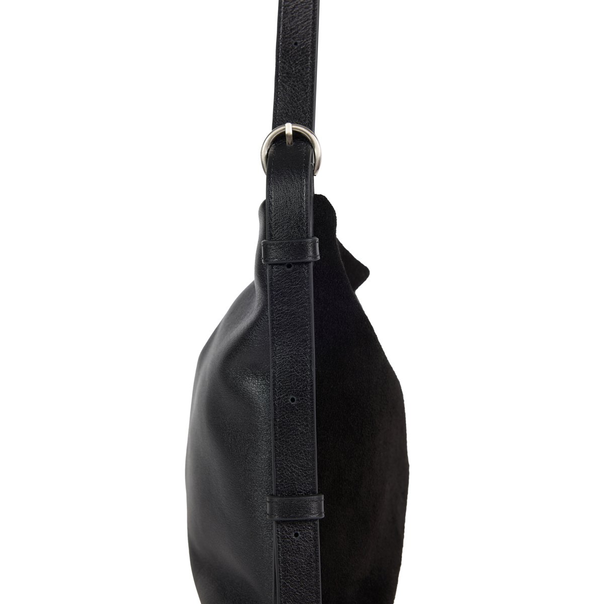 Sac à bandoulière en cuir MINI MOREEN noir, NAT & NIN