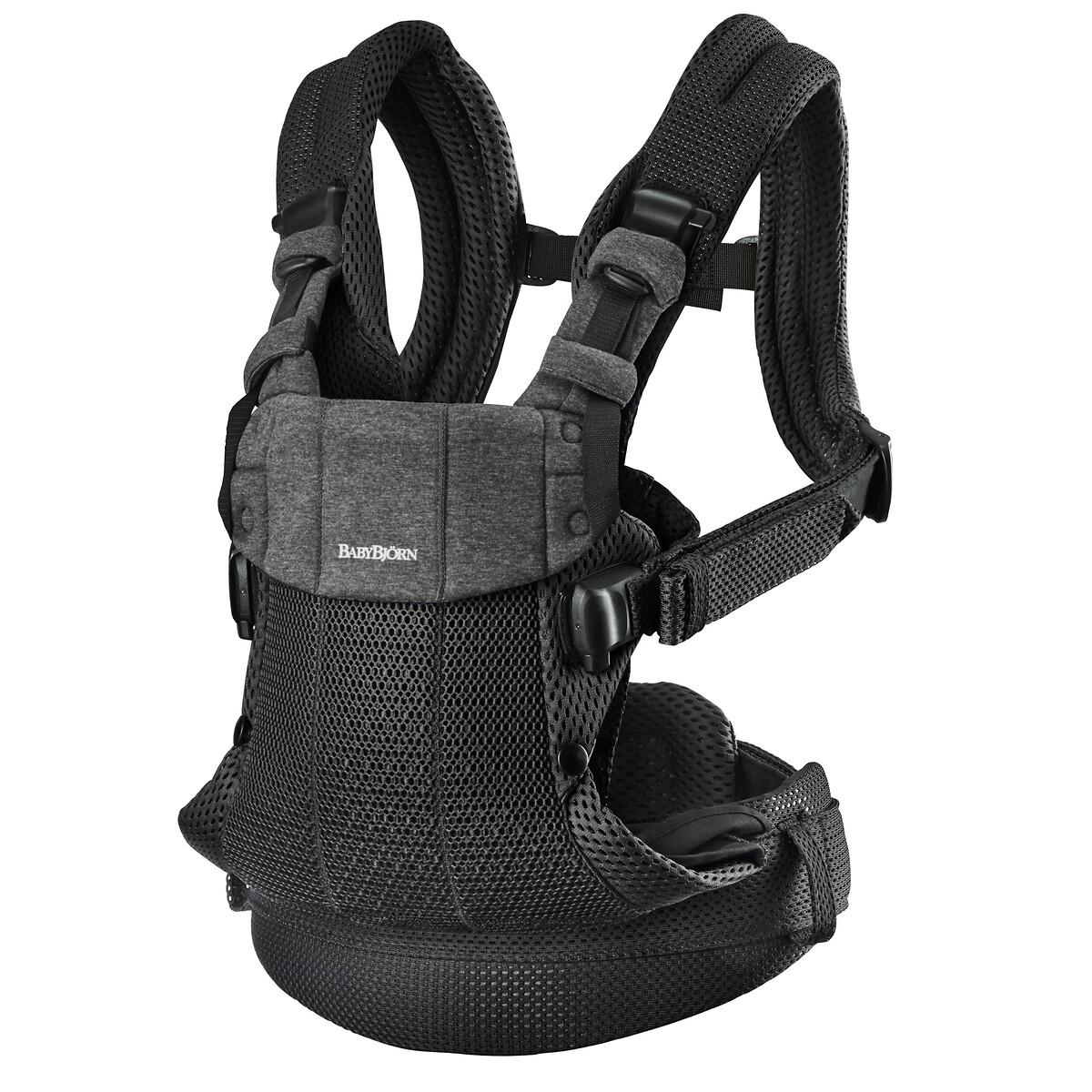 Porta-bebé harmony 3d mesh preto , BABYBJORN