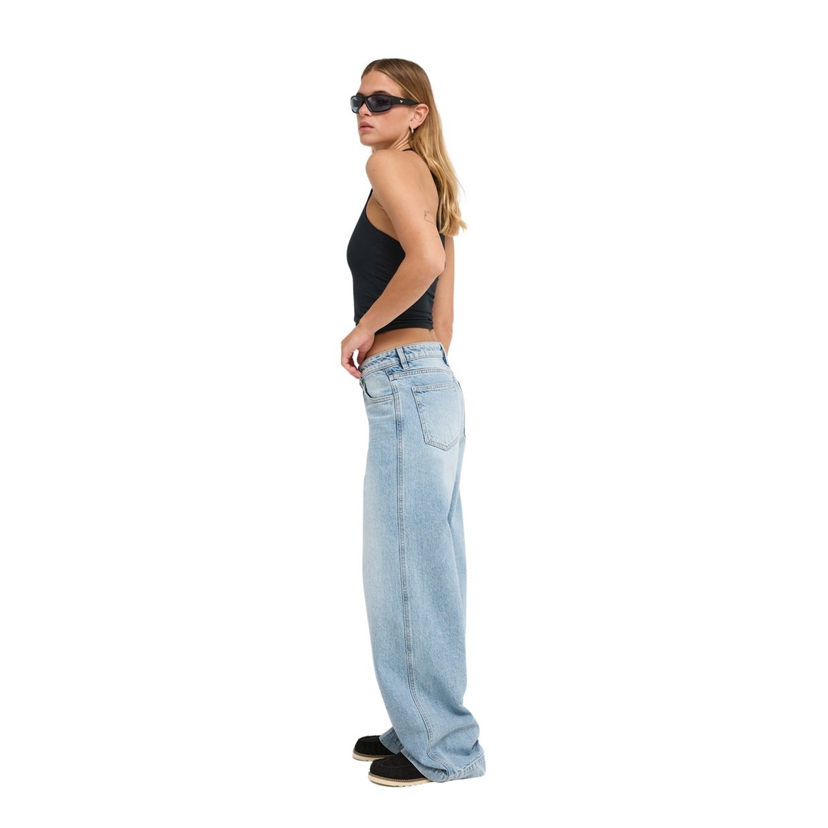 Jean loose SUN AND DONE. bleu sunbleached vintage, ROXY