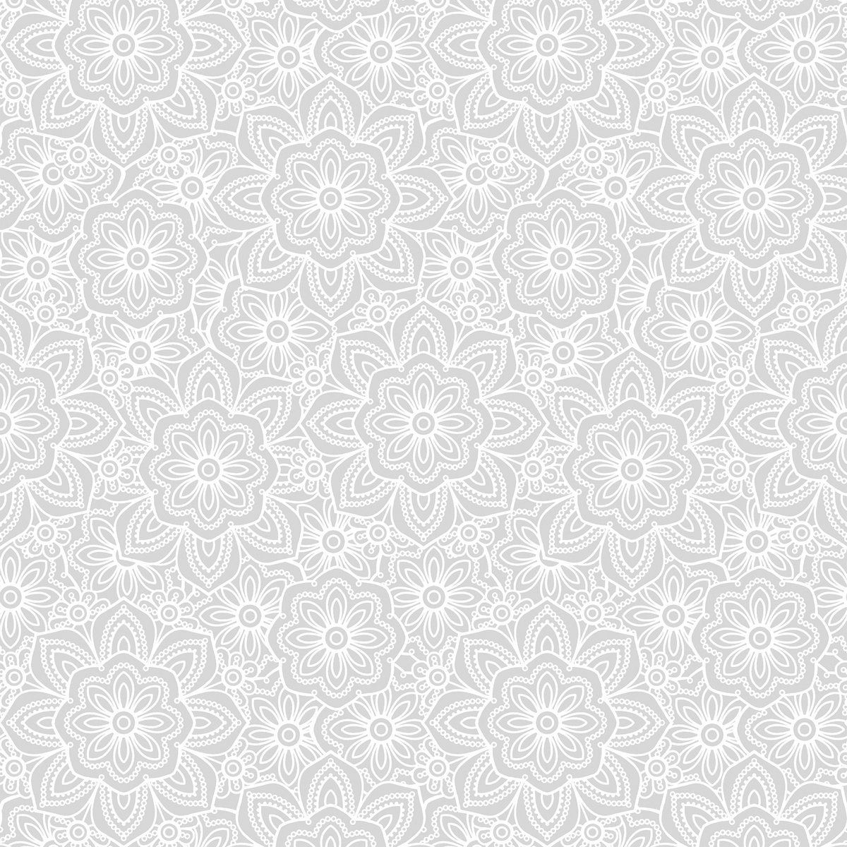 Film vitrostatique pour vitre Décoratif Fleurs romantiques blanc, ART FOR THE HOME