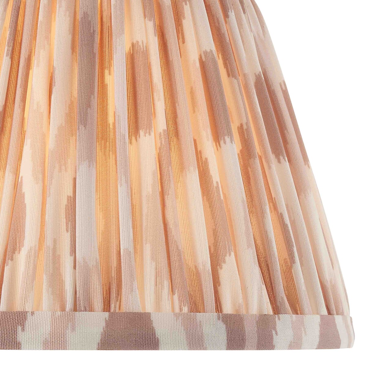 20cm Ikat Light Shade in Pleated Fabric natural, ÉDITÉ