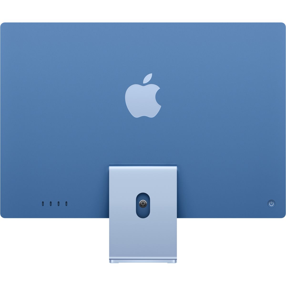 Ordinateur Apple 24" Ecran Retina 4,5K Puce M4 CPU 10 / GPU 10 coeurs Mémoire RAM 16Go Stockage 512Go SSD Bleu couleur unique, APPLE