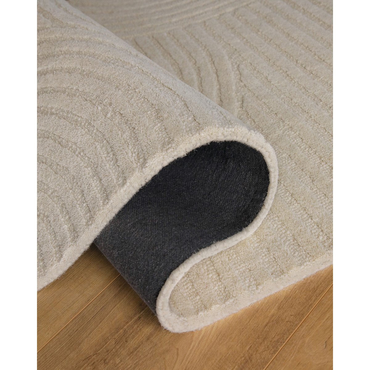 WECONhome Malibu, tufté main, laine vierge, tapis en laine, certifié OEKO-TEX® (40 x 60 cm, beige crème) ,  MALIBU ONE beige crème, ESPRIT
