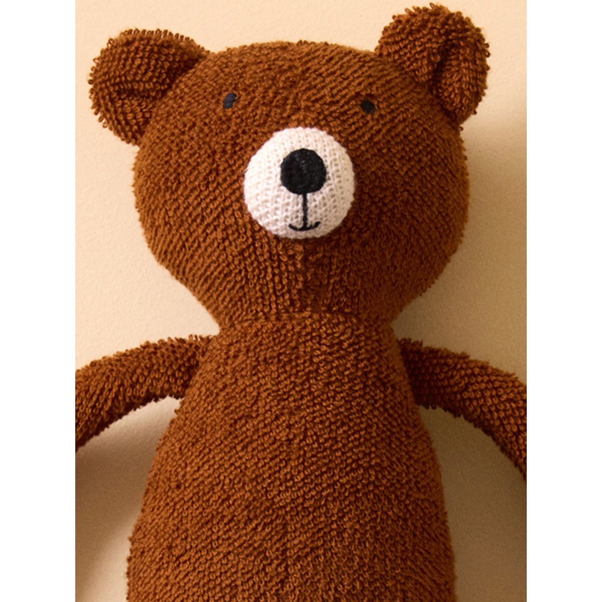 Peluche ours en bouclette marron, CYRILLUS