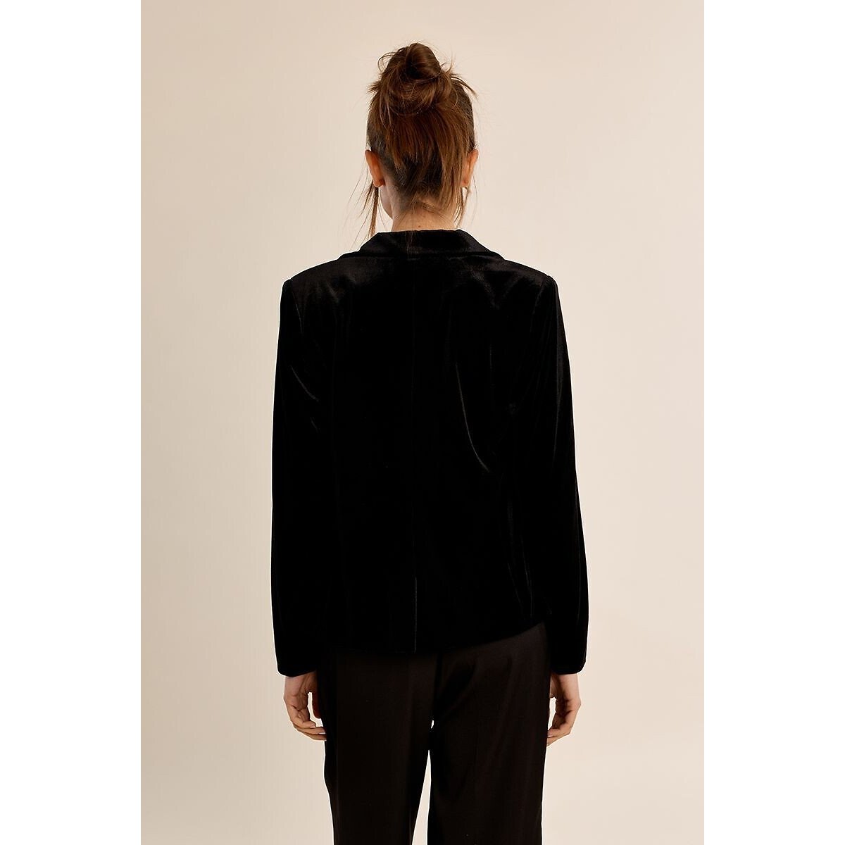 Veste blazer en velours noir, MOLLY BRACKEN