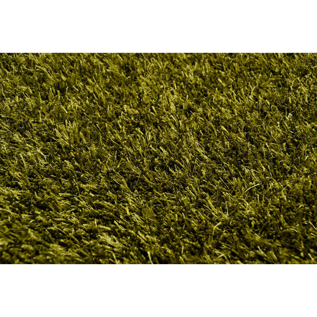 Tapis salon shaggy Girly longs poils argent, THEKO