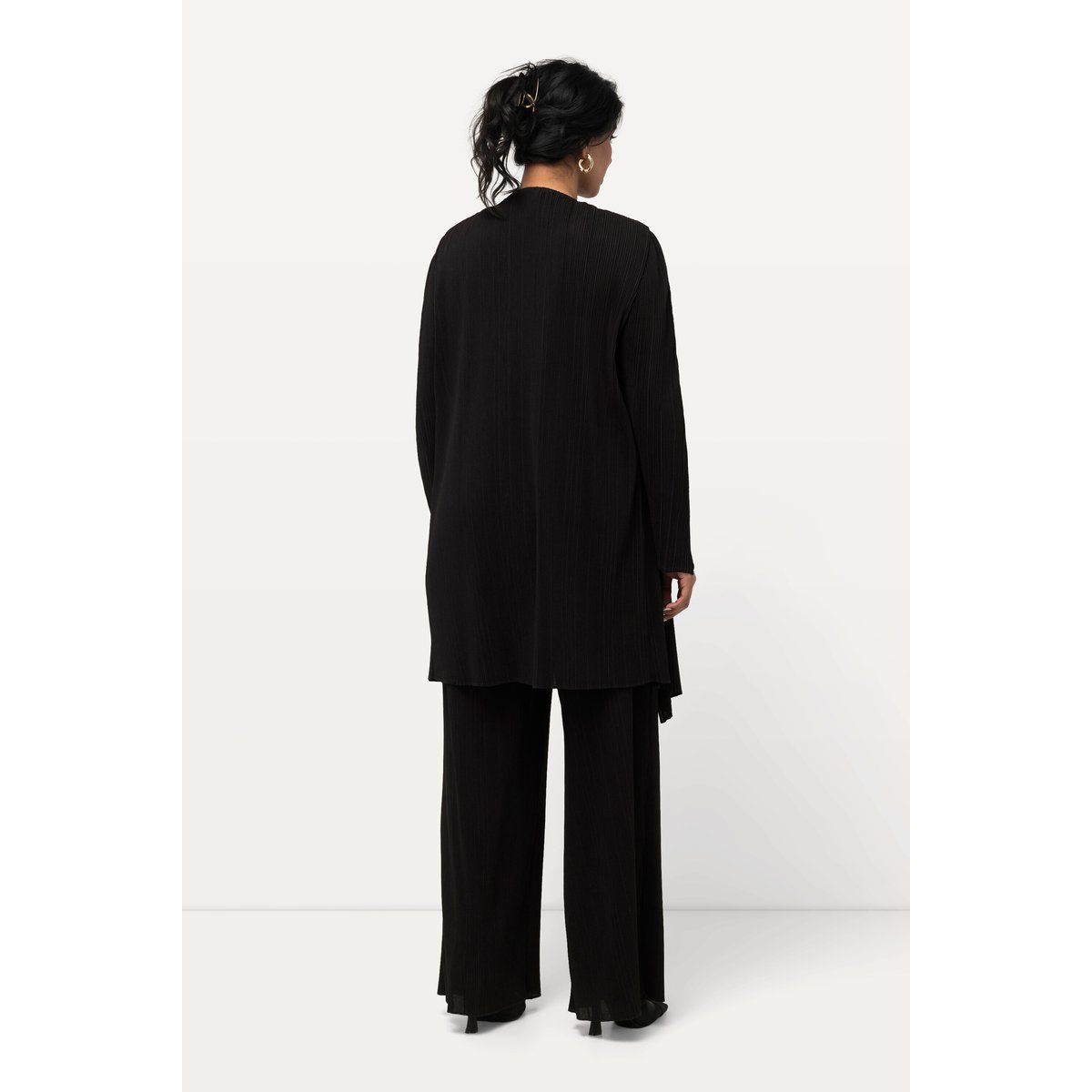Veste plissée noir, ULLA POPKEN