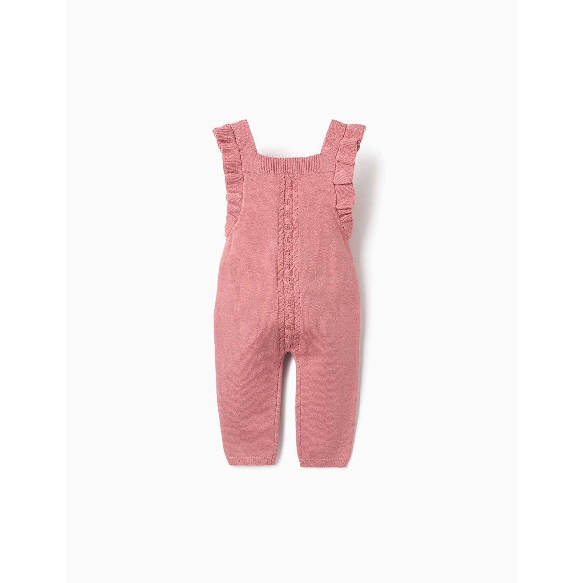 Combinaison en maille avec bretelles à volants rose, ZIPPY