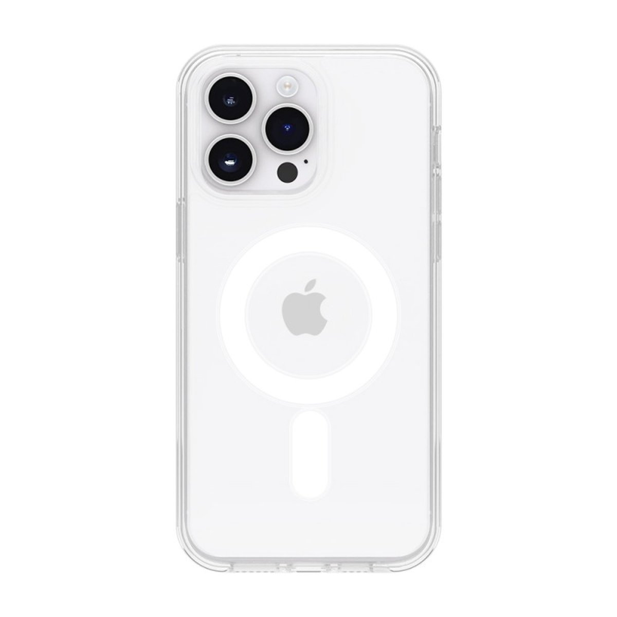 Coque Anti-choc compatible Magsafe pour iPhone 14 Pro Transparente + 2 protections écran et 2 protections objectif caméra transparent, EVETANE
